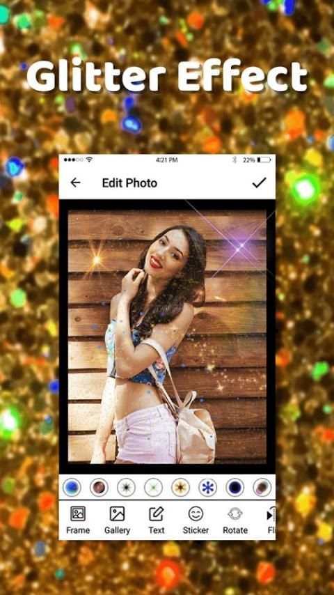Glitter Effect Photo Editor screenshot 1