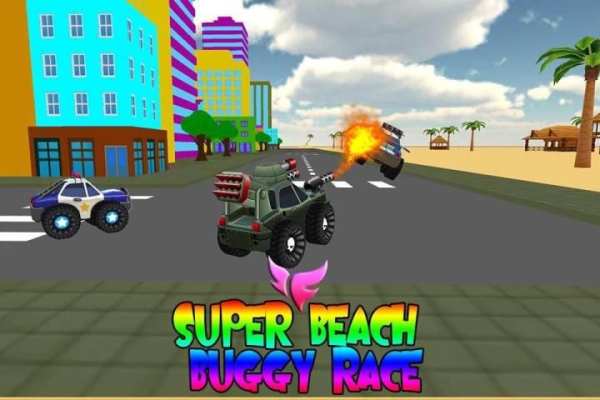 Crazy Beach Buggy Racer 4WD screenshot 2