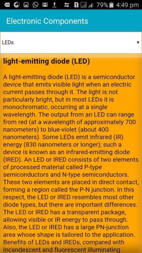 Electronic Components screenshot 1