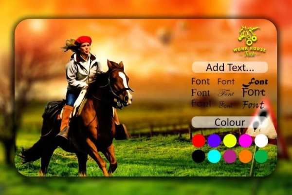 Horse Photo Editor 3 تصوير الشاشة