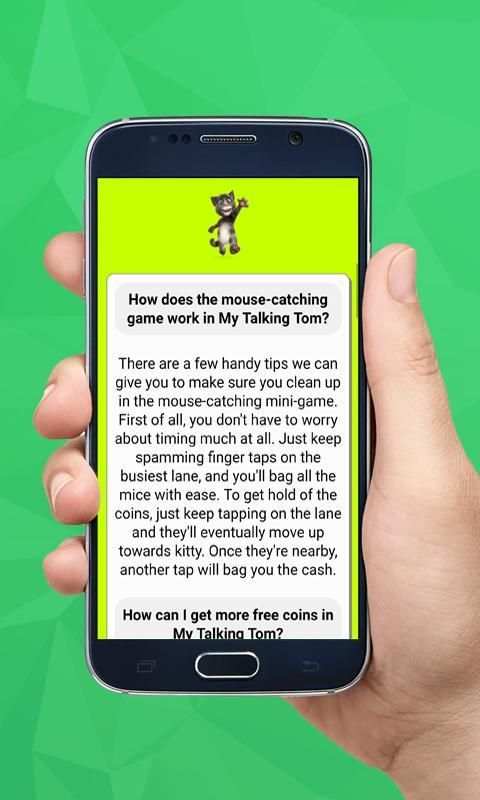 Cheats for Talking Tom: FREE GUIDE 1 تصوير الشاشة