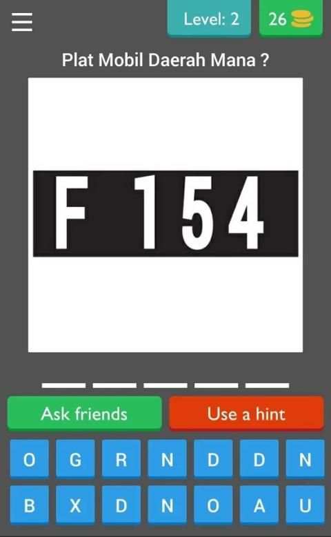 Tebakan Kode Plat Mobil screenshot 4