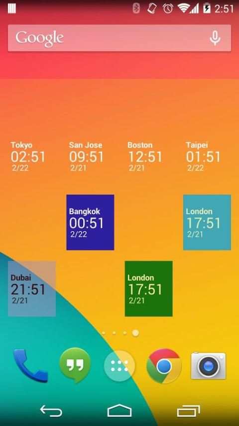 Simple World Clock Widget скриншот 6