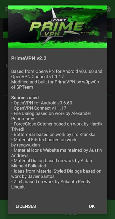 PrimeVPN screenshot 1