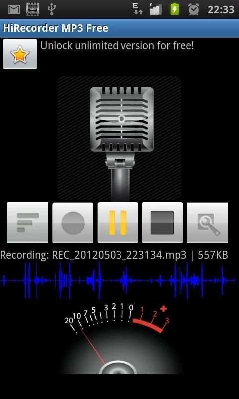 HiRecorder MP3 - (Free) screenshot 2