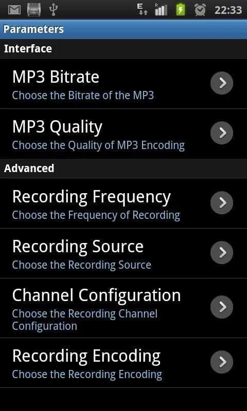 HiRecorder MP3 - (Free) screenshot 1