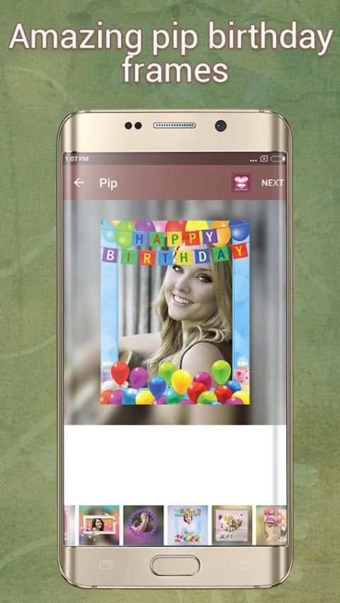 Happy Birthday PIP camera screenshot 7