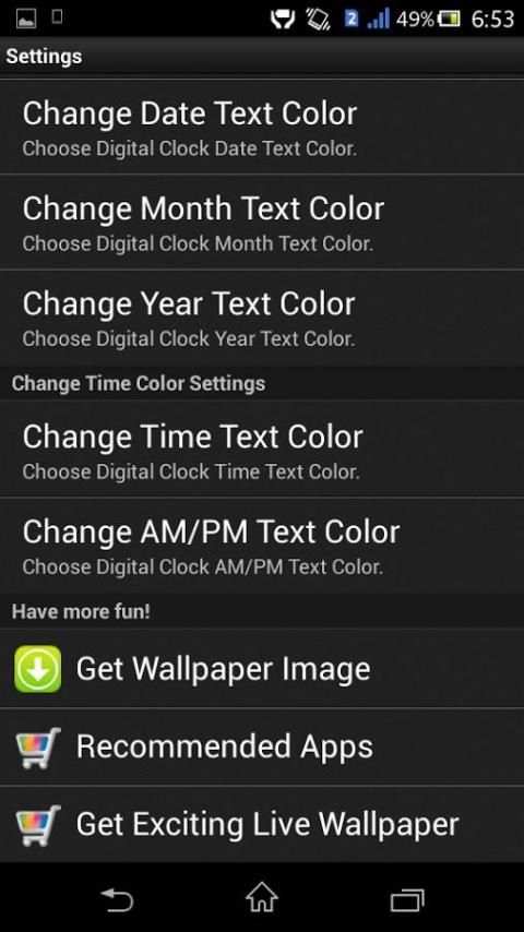 4D Clock Live Wallpaper 1 تصوير الشاشة