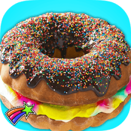 Rainbow Donut Cake Maker Chef иконка