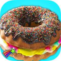 Rainbow Donut Cake Maker Chef