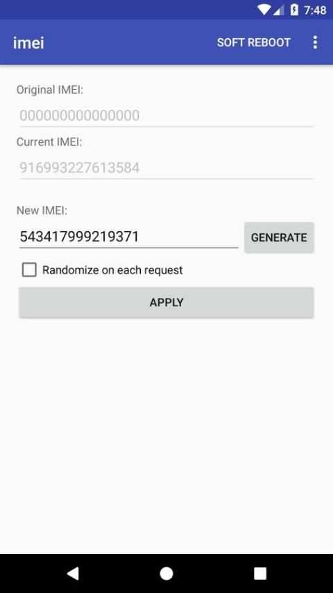 Device IMEI Changer [Xposed] screenshot 3
