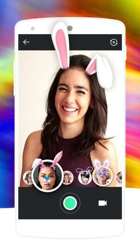 Rabbit Face Camera-Free cartoon funny sticker screenshot 6
