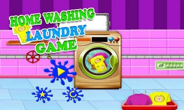 Home Washing Laundry Game: Room Cleaning Adventure screenshot 2