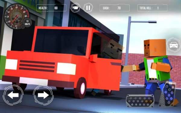 Blocky Call Hero Survival Zombie Battlefield screenshot 4