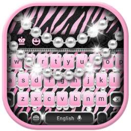 Zebra Keyboard - Luxury Pink