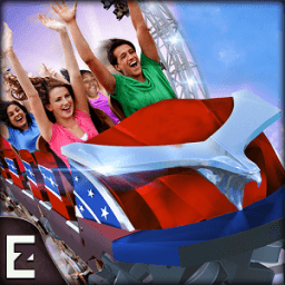 Roller Coaster Game 3D: Theme Park Rides Simulator أيقونة