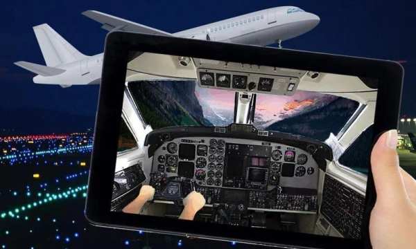 Pilot Airplane Driving Simulator 1 تصوير الشاشة