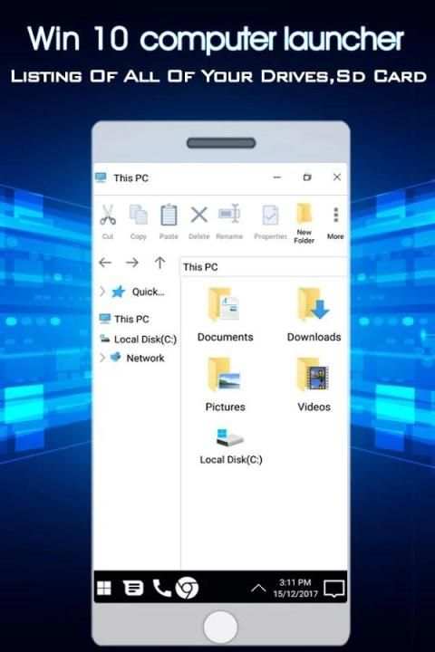 Computer Launcher For Win 10 : Win 10 Launcher скриншот 2