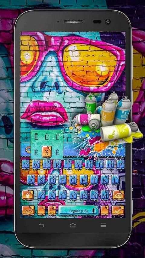 Street Graffiti Keyboard स्क्रीनशॉट 1