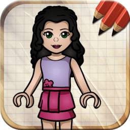 Draw Friends from Lego 302