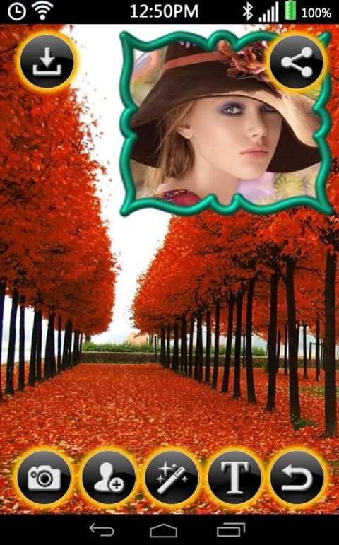 Autumn Photo Frame स्क्रीनशॉट 1