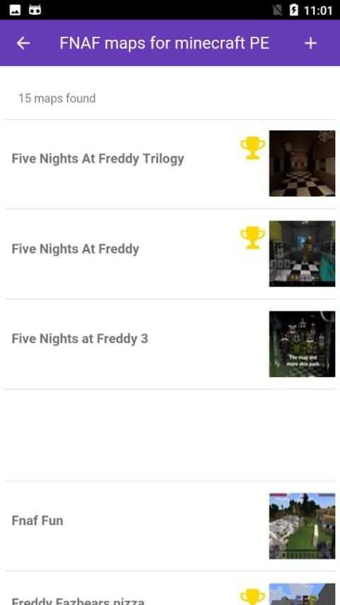 Maps FNAF for Minecraft PE screenshot 7