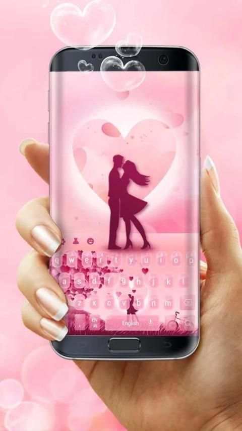 Lovers couple keyboard स्क्रीनशॉट 4