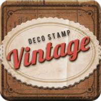 Vintage Deco - Stiker Photo