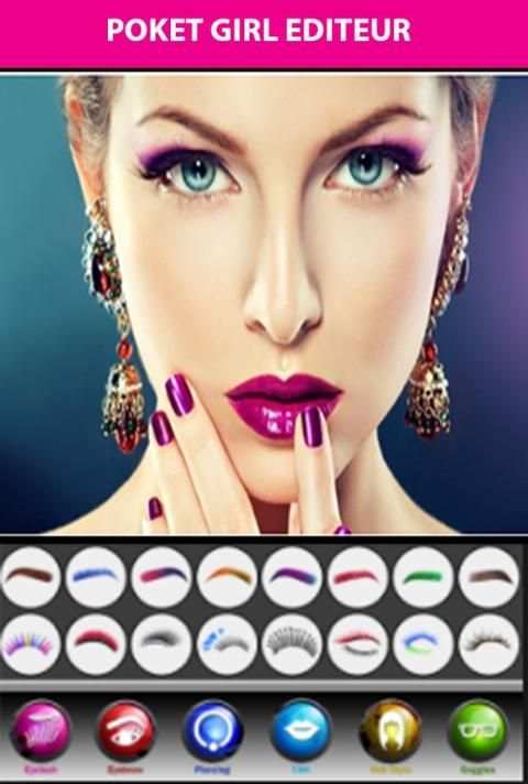 Girl Face Beauty Makeup 2018 1 تصوير الشاشة