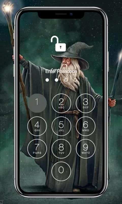 Gandalf HD Lock Screen screenshot 3