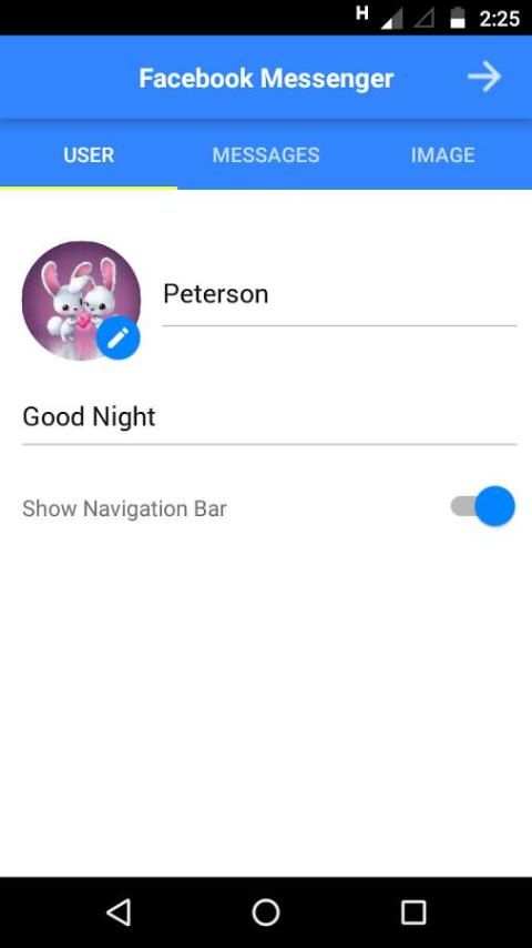 Fake fb Messenger Prank screenshot 4