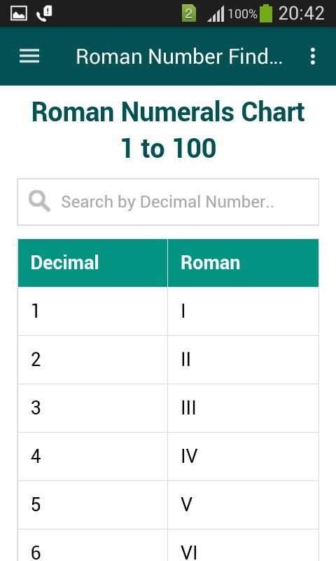 Roman Number Finder скриншот 3