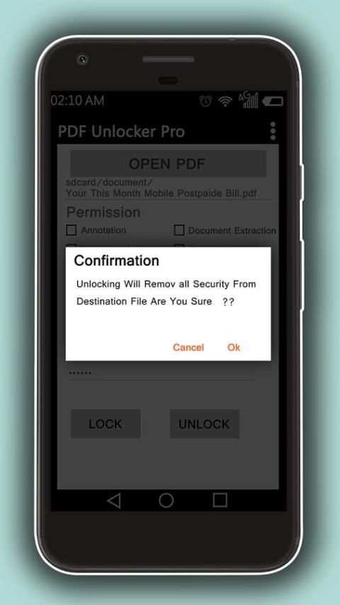 PDF Password Unlocker - Lock/Unlock PDF скриншот 1