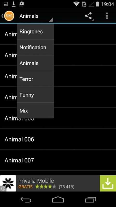 Toques para WhatsApp screenshot 1