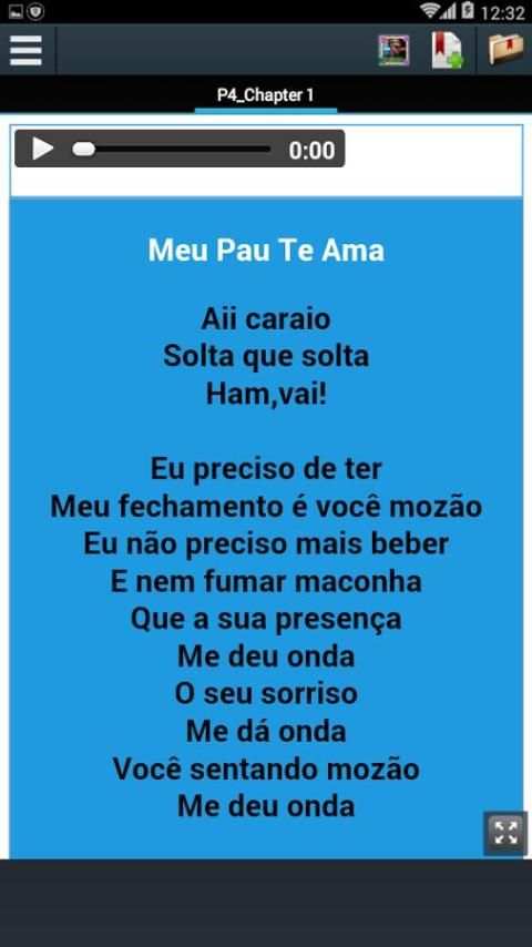 Uma coleção de músicas e letras de músicas Brasil screenshot 2