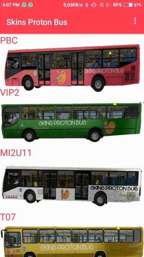 Skins Proton Bus 2 تصوير الشاشة