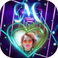 Neon Text Photo Frame on 9Apps