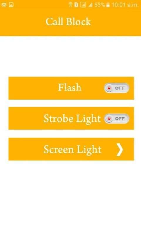 Caller Name Announcer Flashlight Alert Call Block screenshot 1