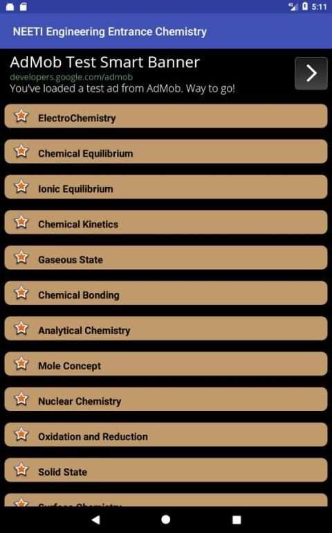 Engineering Entrance Chemistry скриншот 7