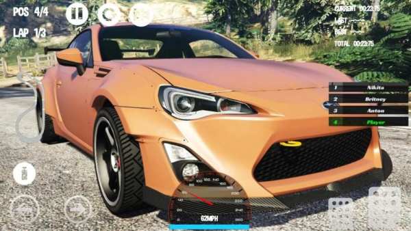 Car Racing Subaru Game скриншот 2