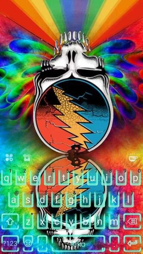 Grateful Dead Keyboard Theme 4 تصوير الشاشة