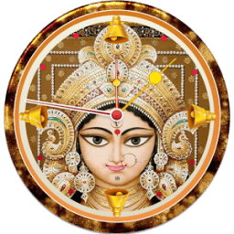 ikon Durga Mata Clock Live Wallpaper