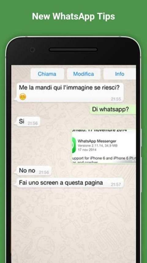 Tips Whatsapp Messenger Free screenshot 1
