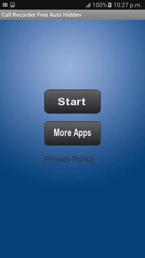 Call Recorder Free Auto Hidden स्क्रीनशॉट 4