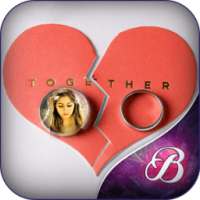 Broken Heart Photo Frame on 9Apps