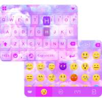 Pink Cloud ikeyboard Theme