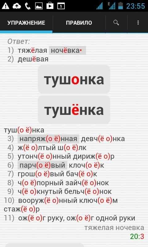 Русский язык. Упражнения screenshot 22