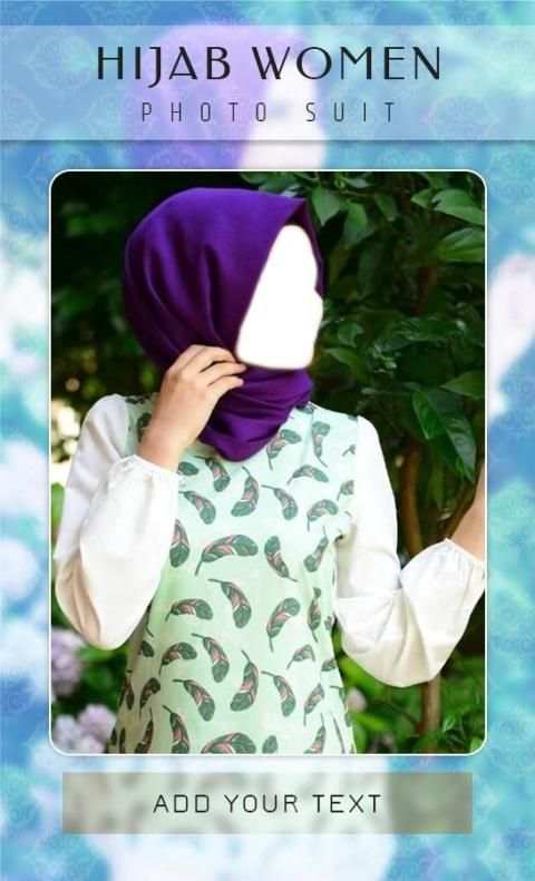 Hijab Women Photo Suit screenshot 2