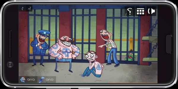 Troll Face Prison Jail Break скриншот 2