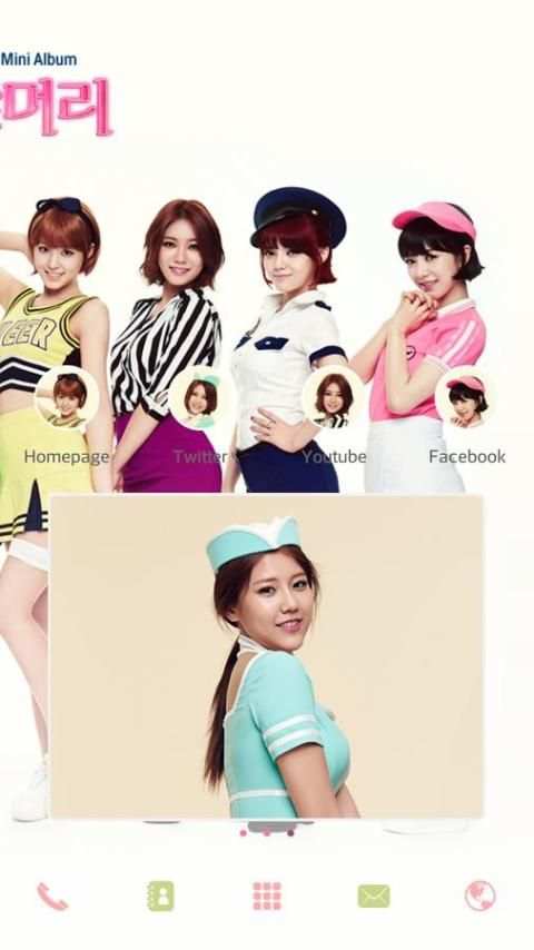 AOA LINE Launcher Theme 7 تصوير الشاشة